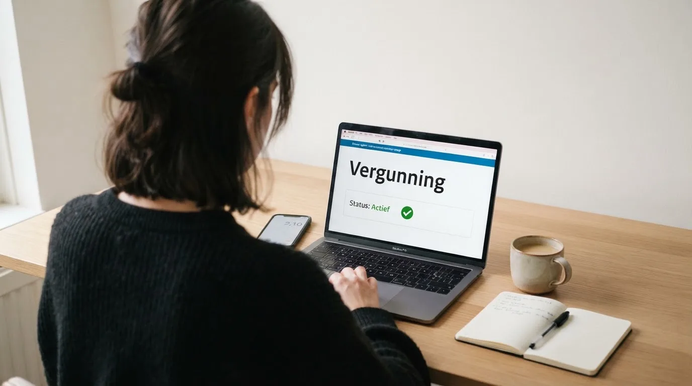 Een lege rechtszaal met houten banken in het ochtendlicht