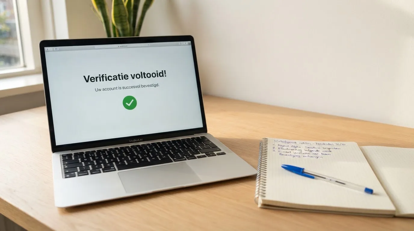 Een lege rechtszaal met houten banken in het ochtendlicht